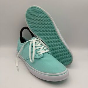 Women’s‎ Vans Atwood Lo Pro Low-Top Floral Mint Green Canvas Sneakers Size 7.5